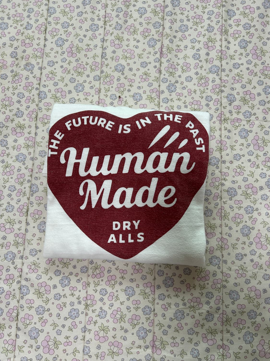 택포//휴먼메이드 그래픽 롱슬리브 티셔츠 화이트 상품이미지3