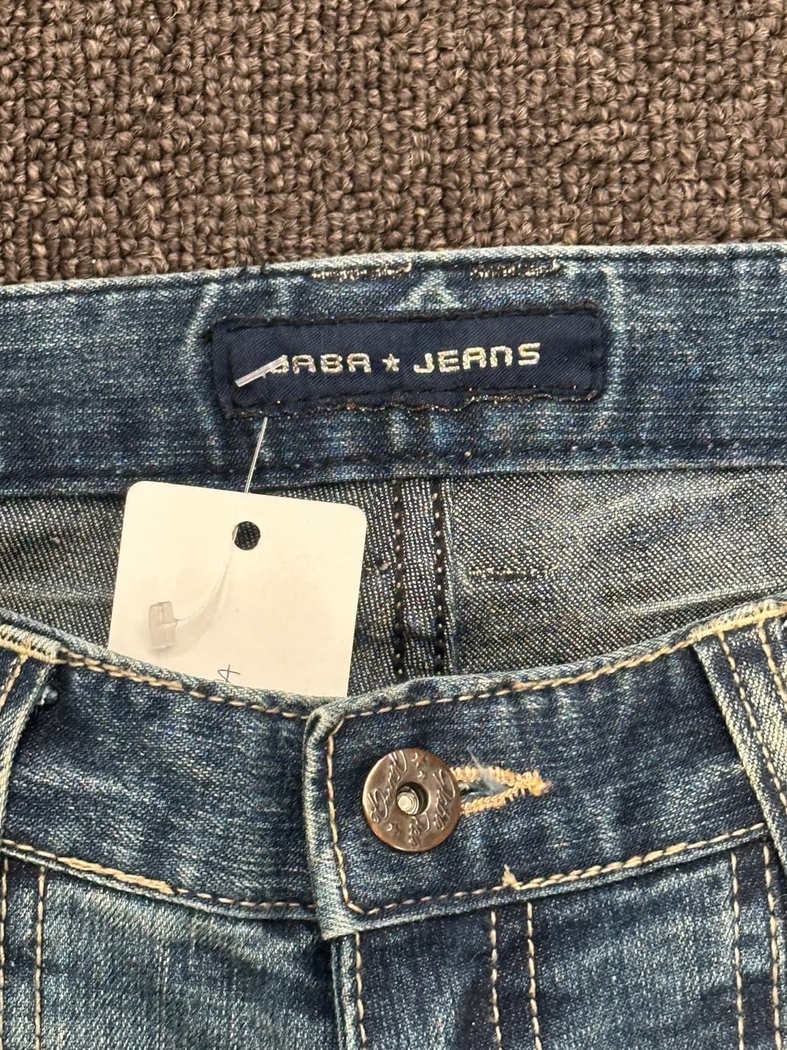 28)Jaba Jeans 빈티지 여성 비즈 디테일 부츠컷 데님팬츠 상품이미지6