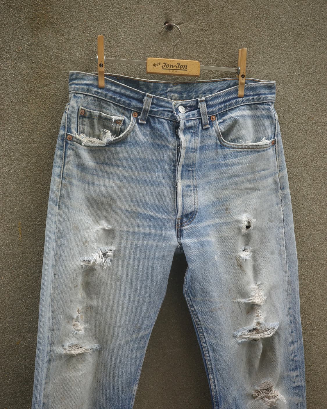 90’s Levi’s 501 디스트레스드 데님 팬츠 상품이미지2
