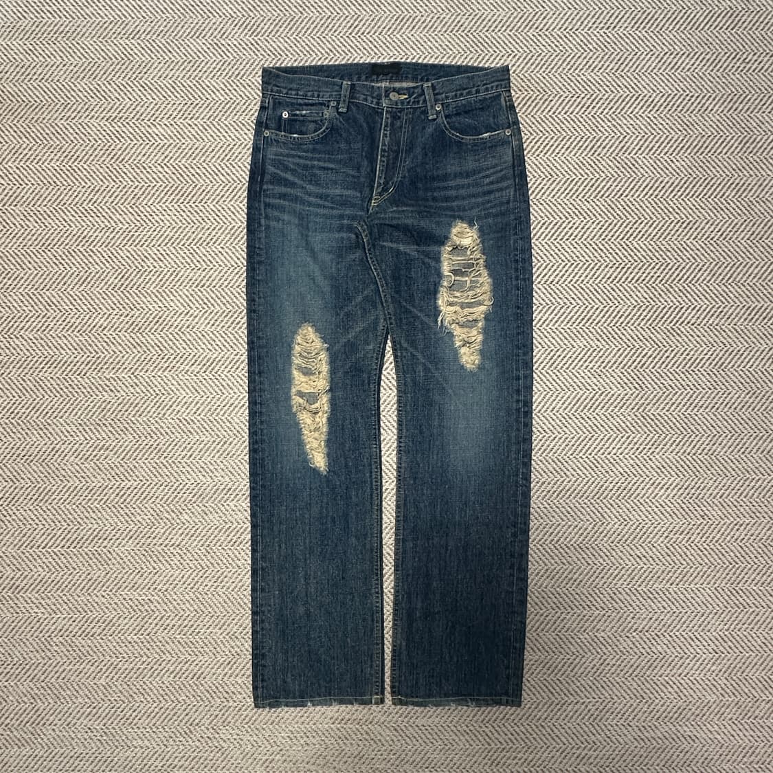 BEAMS japan made damage demim pants 상품이미지1