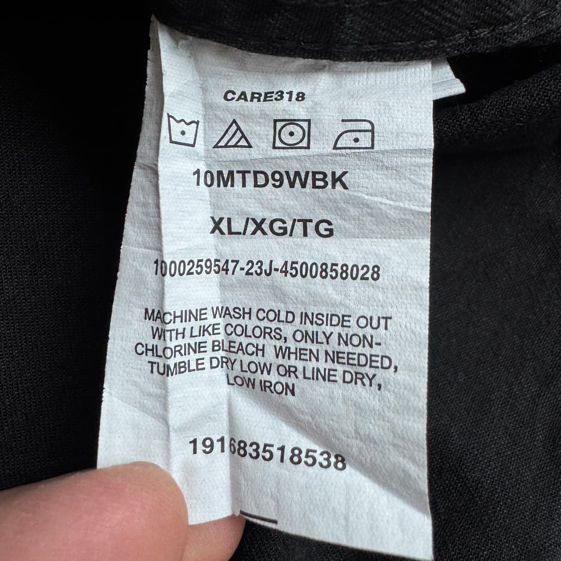 랭글러 웨스턴 데님 셔츠 블랙 상품이미지7