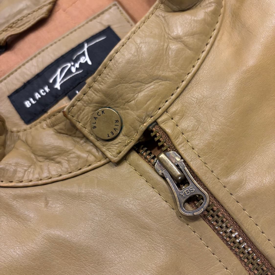 [L] 블랙리벳 BLACK RIVET 가죽 라이더 레더 자켓 B941 상품이미지4