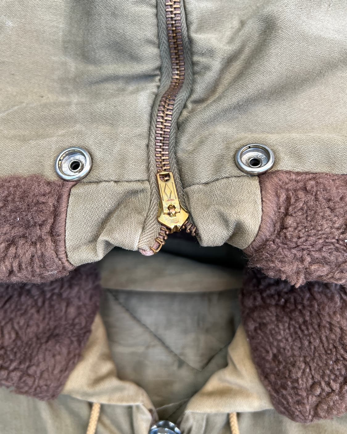 [L] 70s 선페이드 밀리터리 파카 상품이미지7