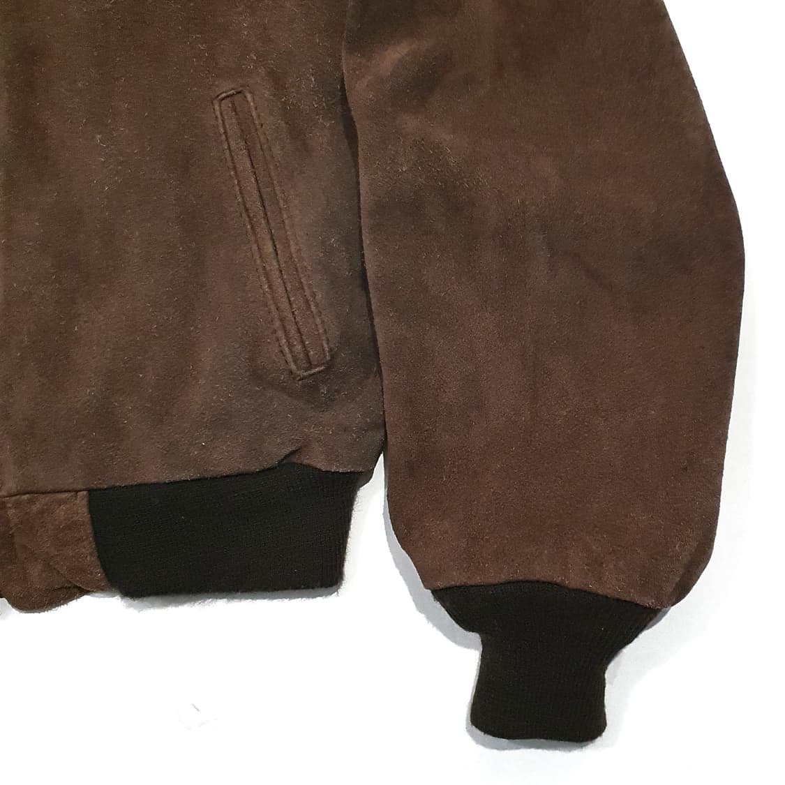 schott 빈티지 스웨이드 블루종 봄버 자켓 (100~105) 상품이미지5