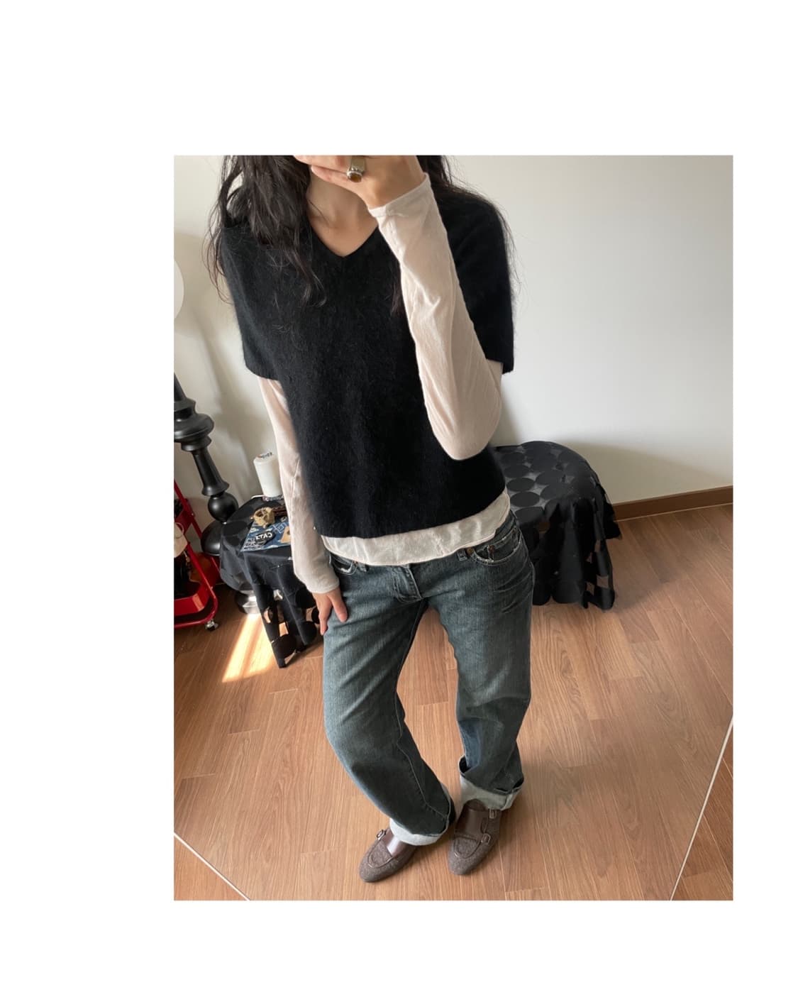 hairy half knit 상품이미지3