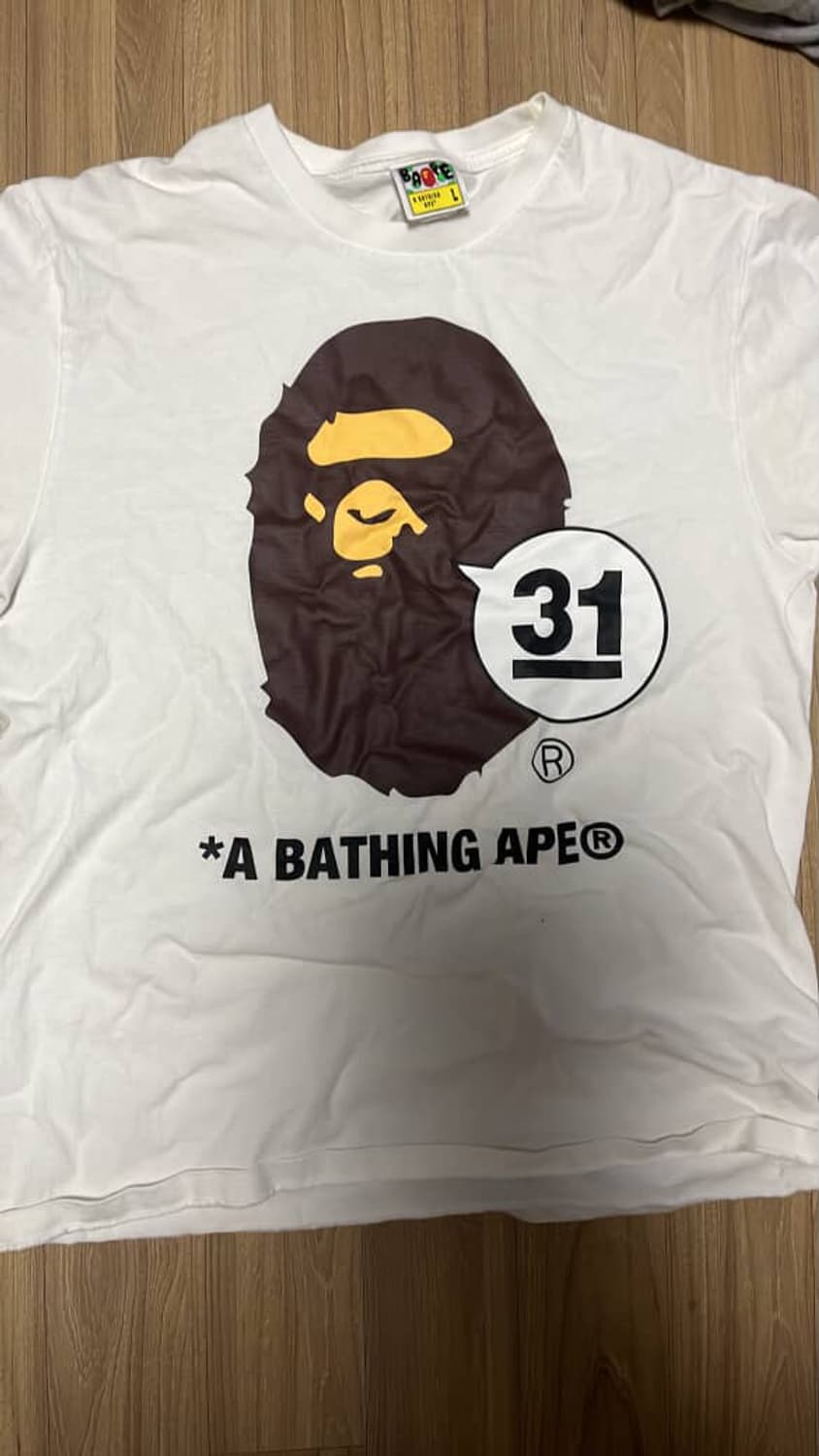 베이프 31주년 빅헤드 반팔티  상품이미지1