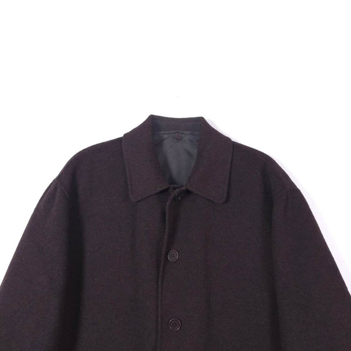 런던포그 빈티지 울 체크 코트 L 상품이미지3