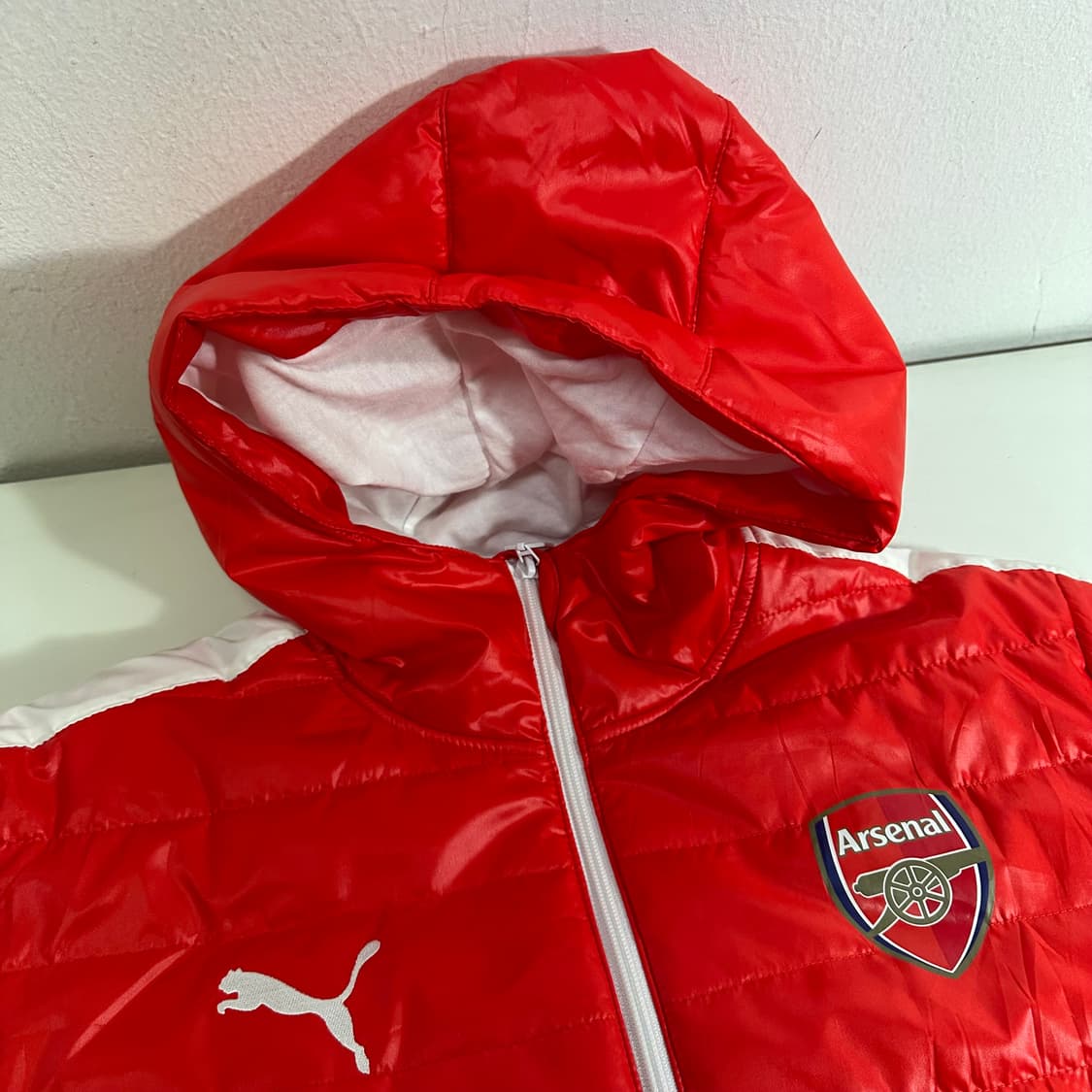 S 95 푸마 코랄 아스날 경량패딩 상품이미지4