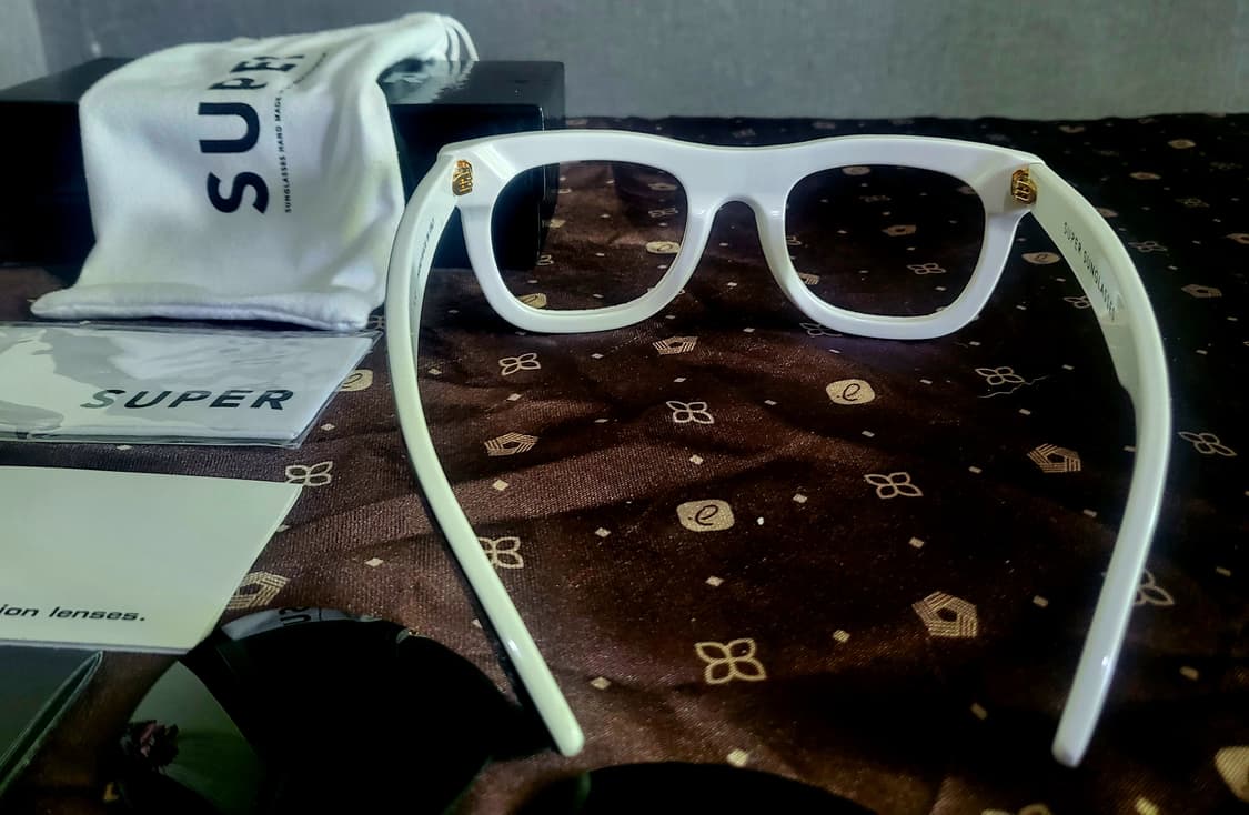 (미사용 새제품) SUPER  슈퍼 블랙&화이트 선글라스 상품이미지7
