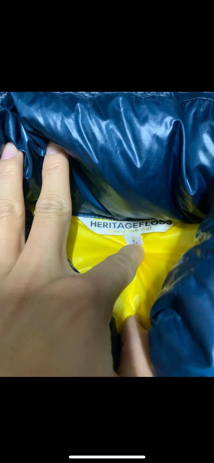 헤리티지플로스 디테처블 패딩 네이비 L 상품이미지3