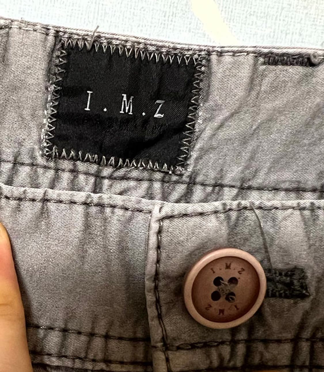 I.M.Z 인터메조 남자 면 반바지 가먼트다잉 캐주얼 스판좋음 L 32 상품이미지3