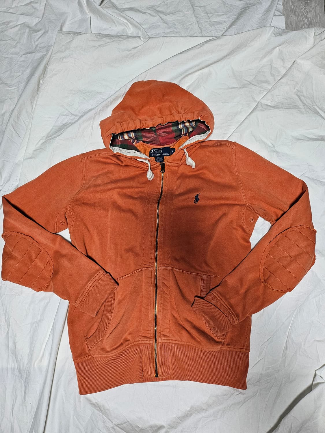 폴로랄프로렌 아방핏 후드집업 오렌지 S 상품이미지1