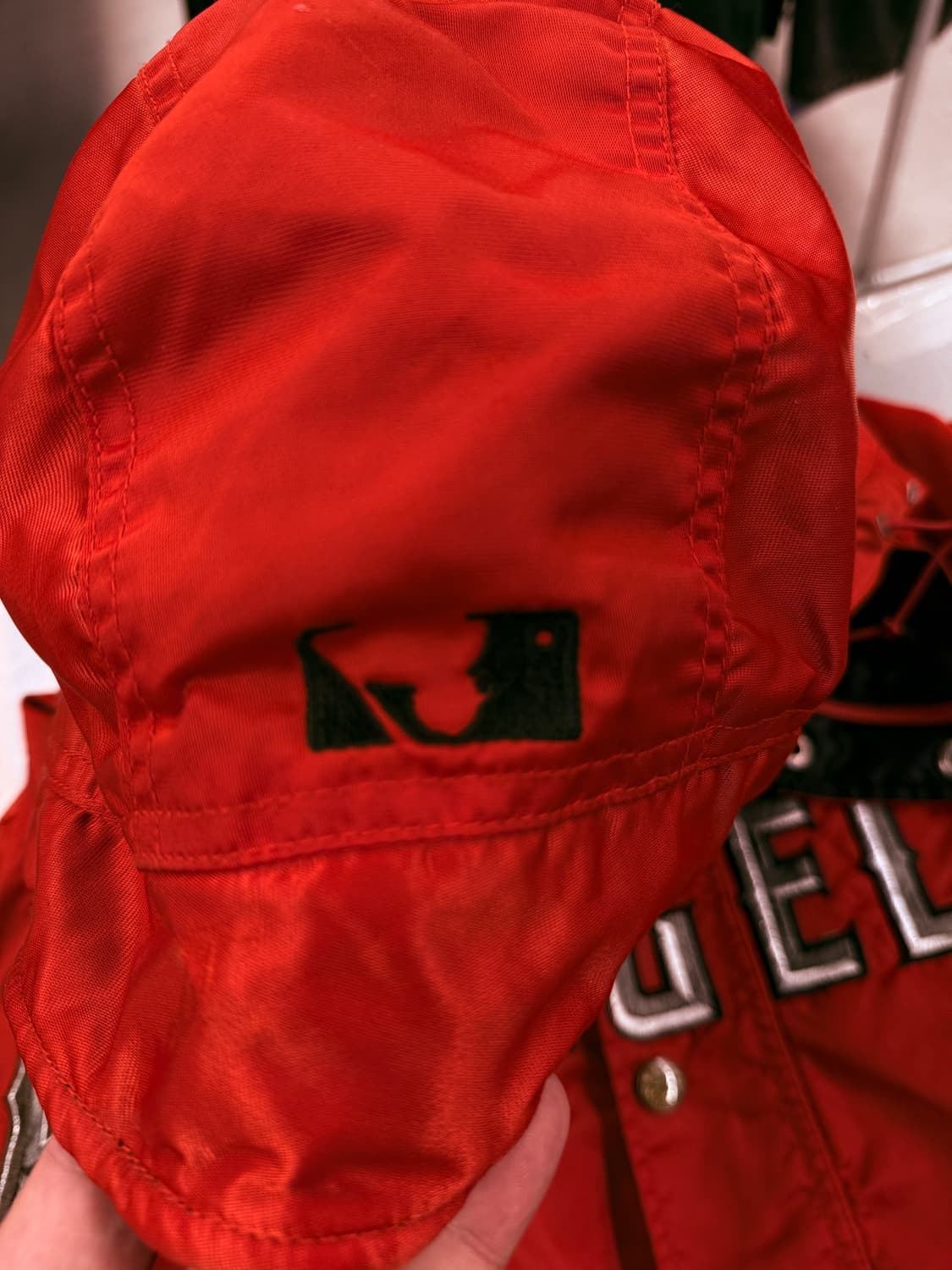 MLB 엠엘비 올드스쿨 로스엔젤레스 베이스볼 후드 점퍼 XL 상품이미지6
