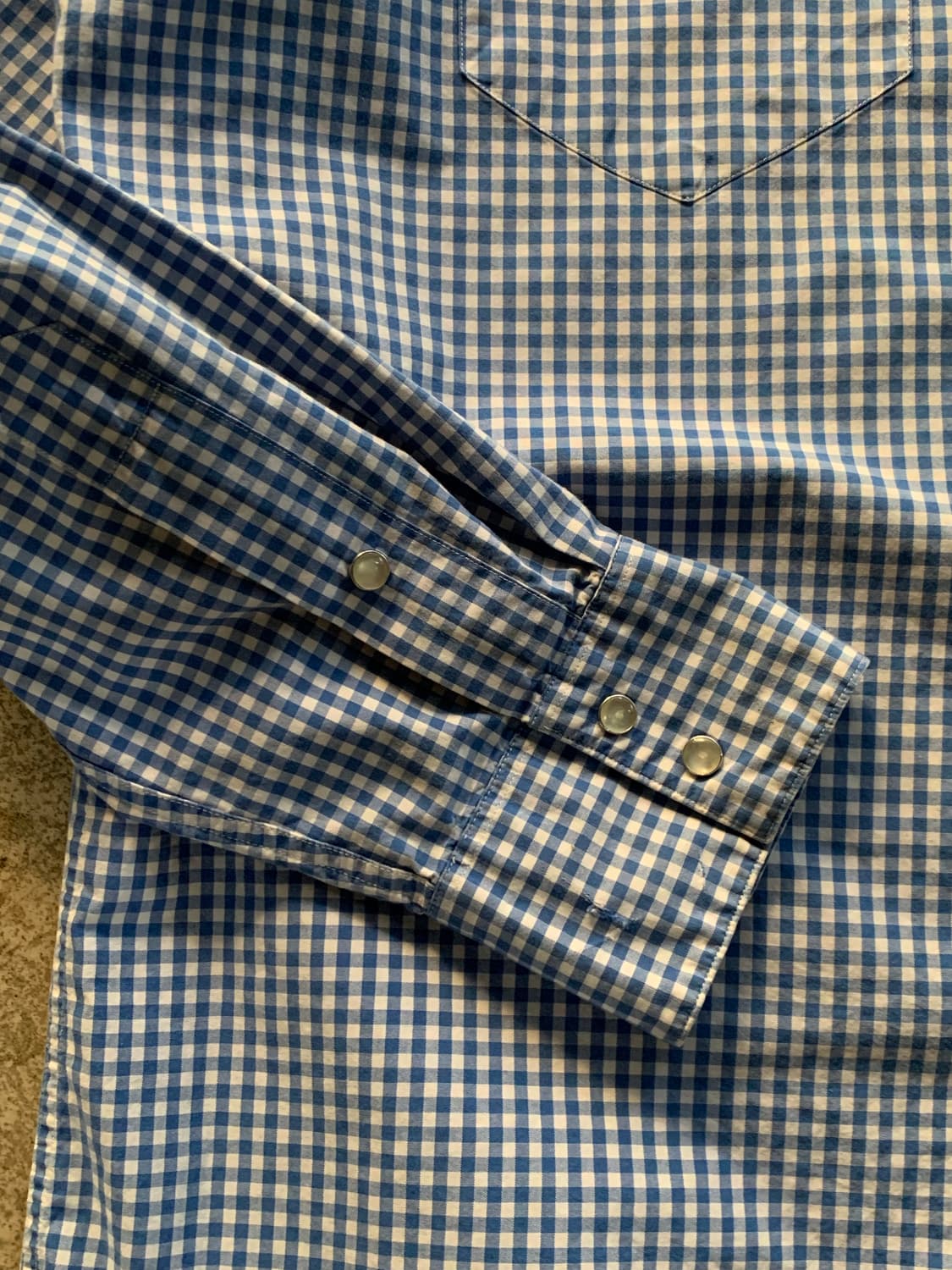 폴로 랄프로렌 깅엄체크 웨스턴 셔츠 상품이미지6