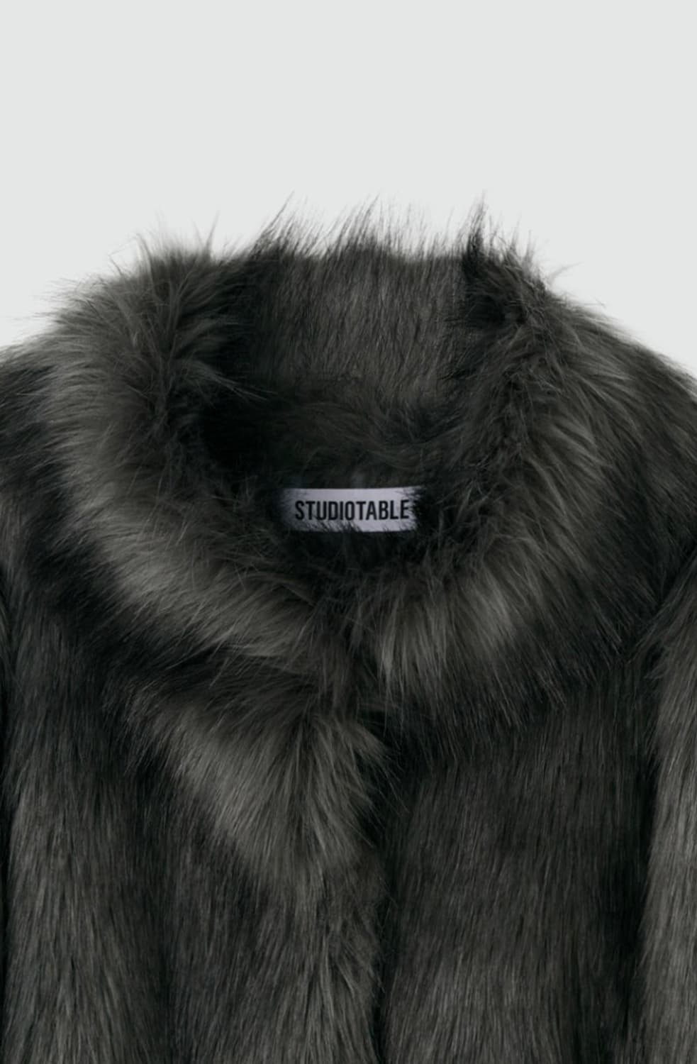 스튜디오테이블 퍼자켓 카키그레이 상품이미지3