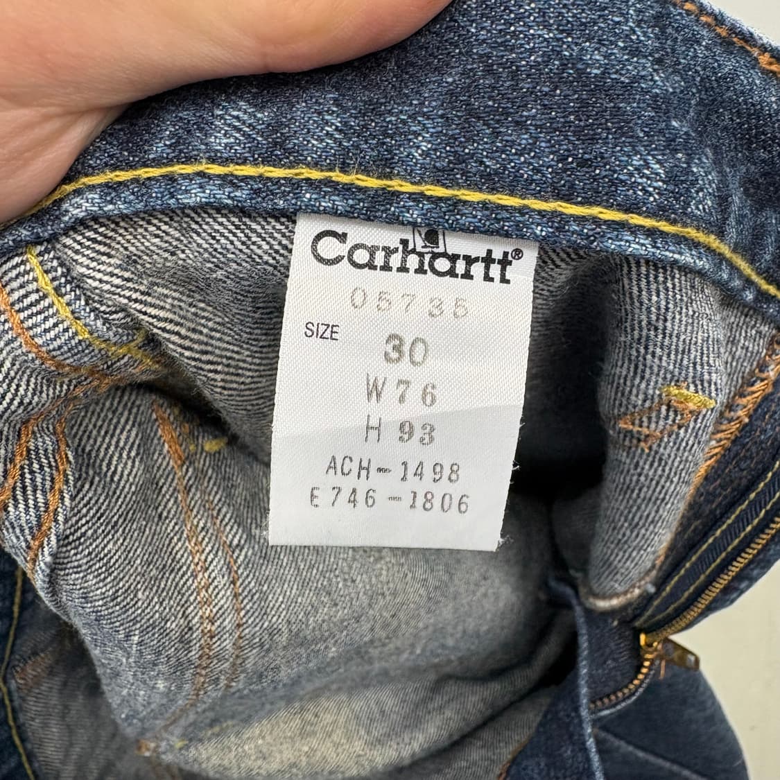 칼하트 포켓 디테일 데님 팬츠 31 상품이미지7