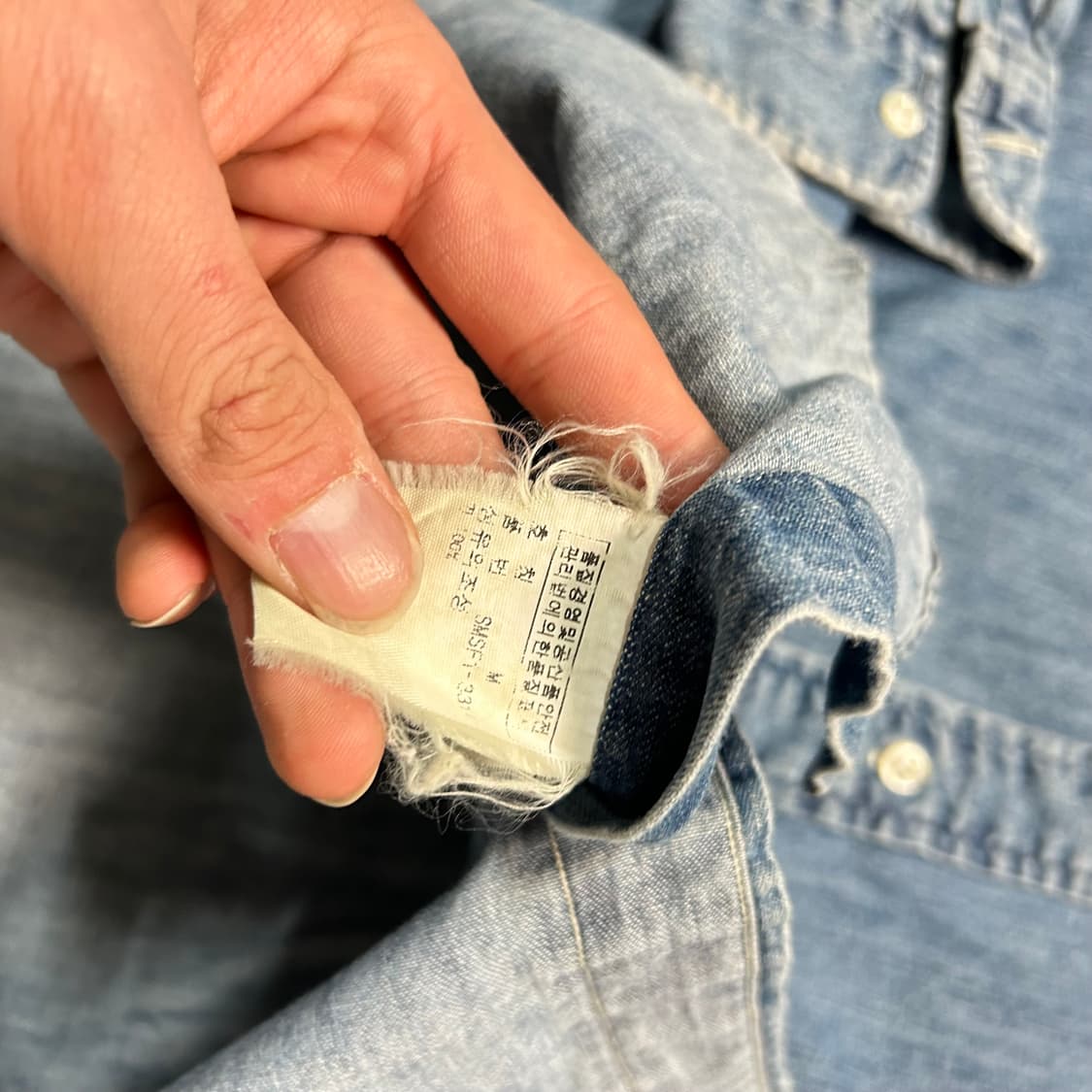 폴로 랄프로렌(POLO RalphLauren) 샴브레이 데님 셔츠 상품이미지6