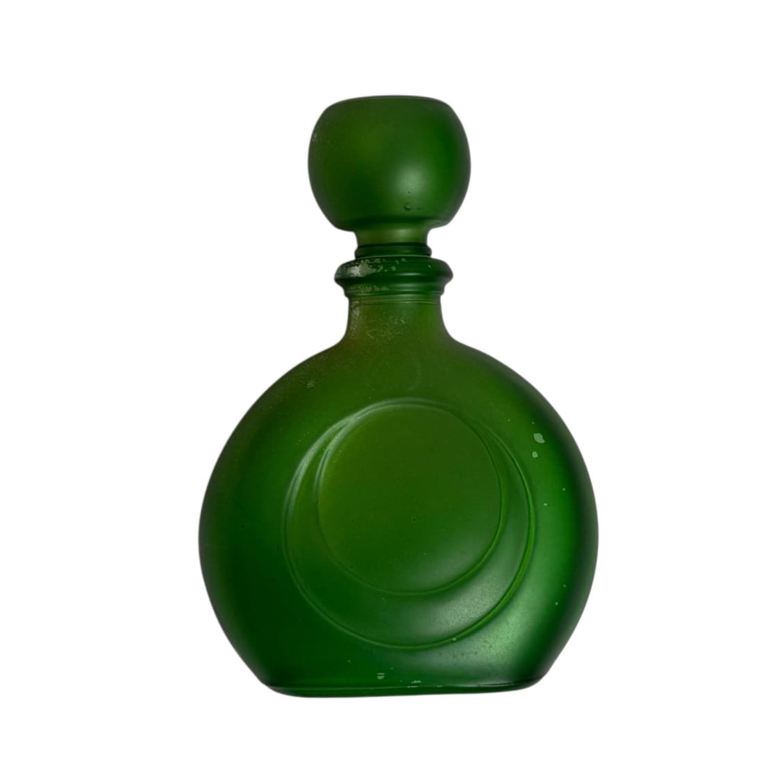 80s 프로스트 그린 글라스 보틀오브제 상품이미지3