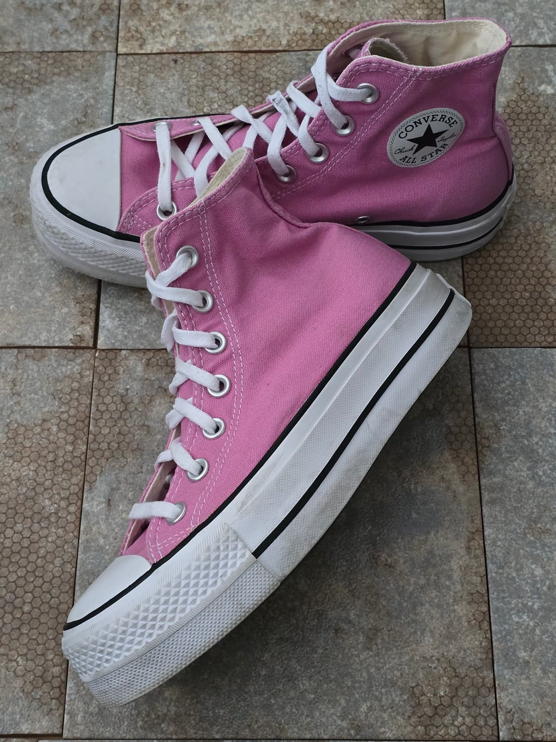 (230)컨버스 척테일러 올스타 리프트 핑크 하이 상품이미지3