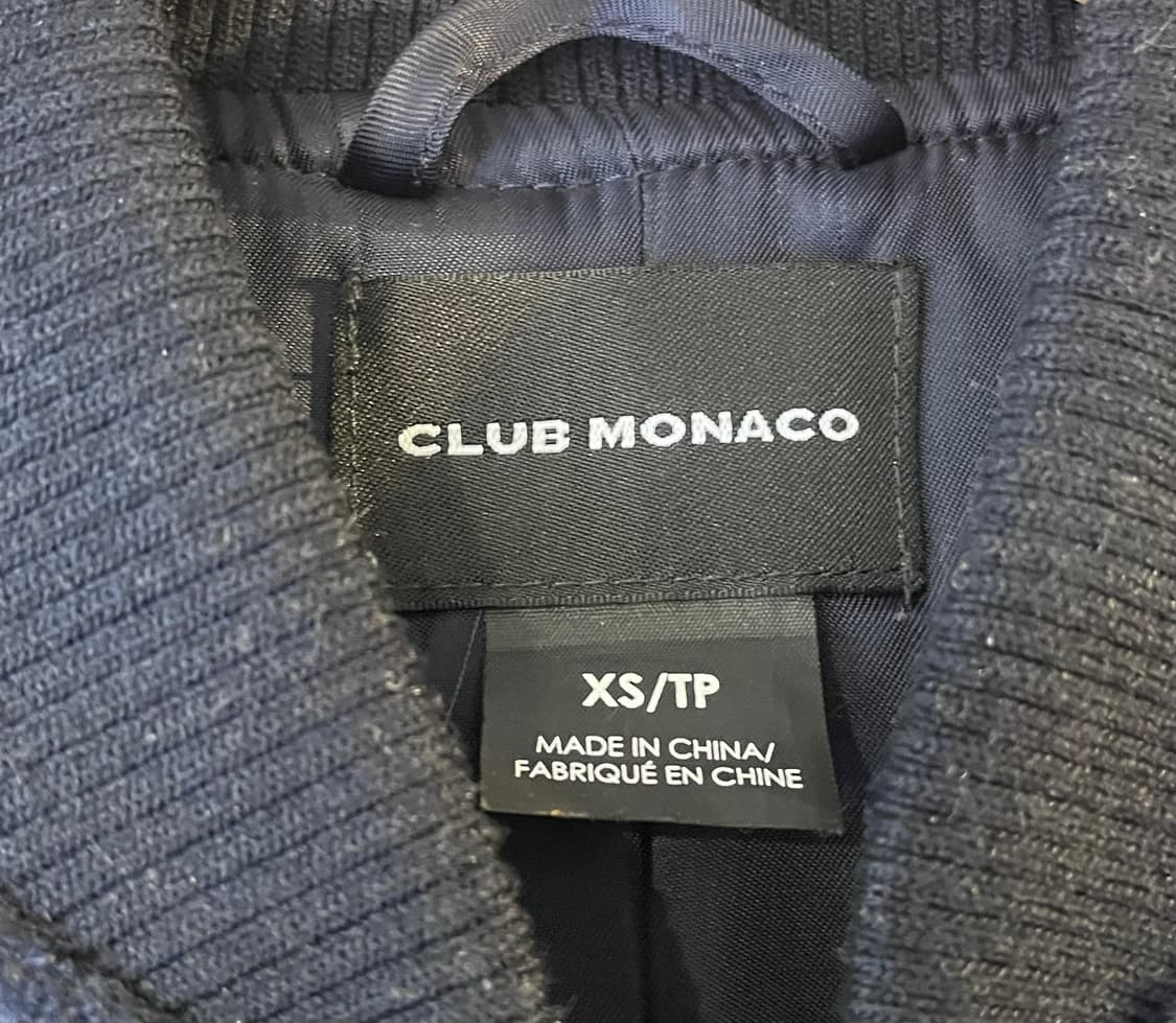 클럽 모나코 울 블루종 자켓 상품이미지3