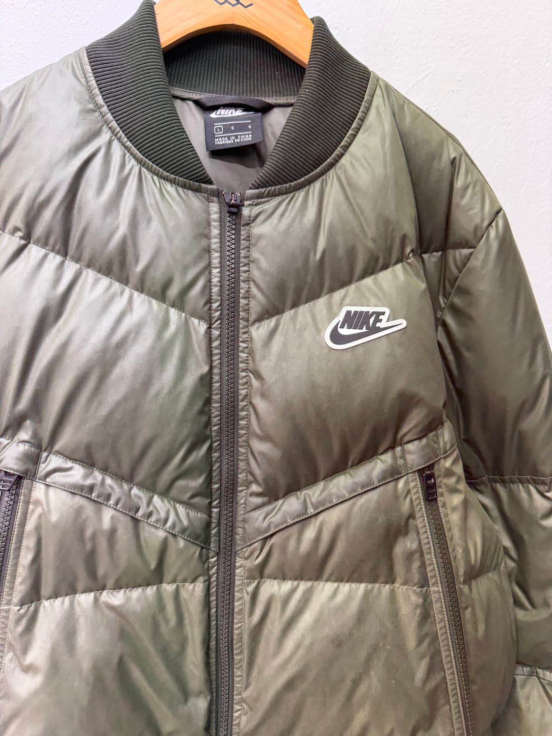정품) 나이키 남성 붐버 패딩 L 상품이미지4