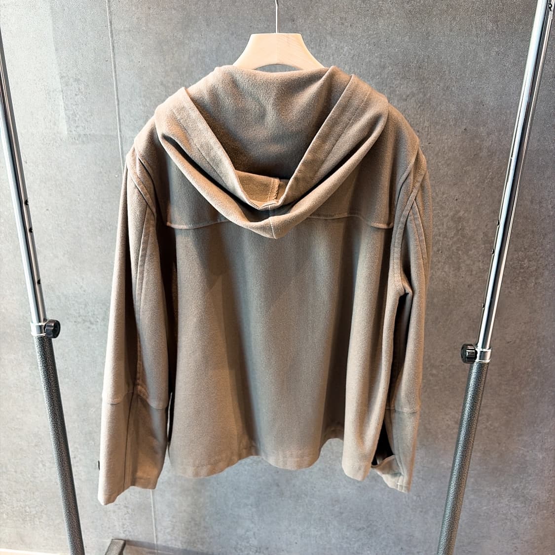 (정품/새상품)아워레가시 남성 배스 울 크롭 더플 코트 상품이미지4