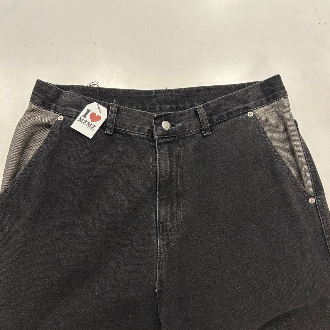 [L] 꼼파뇨 별 패치 워싱 데님 팬츠 A822 상품이미지5