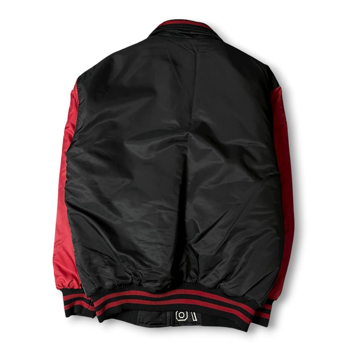 데상트 블랙 레드 호크스 패치 야구점퍼 자켓 100 상품이미지3