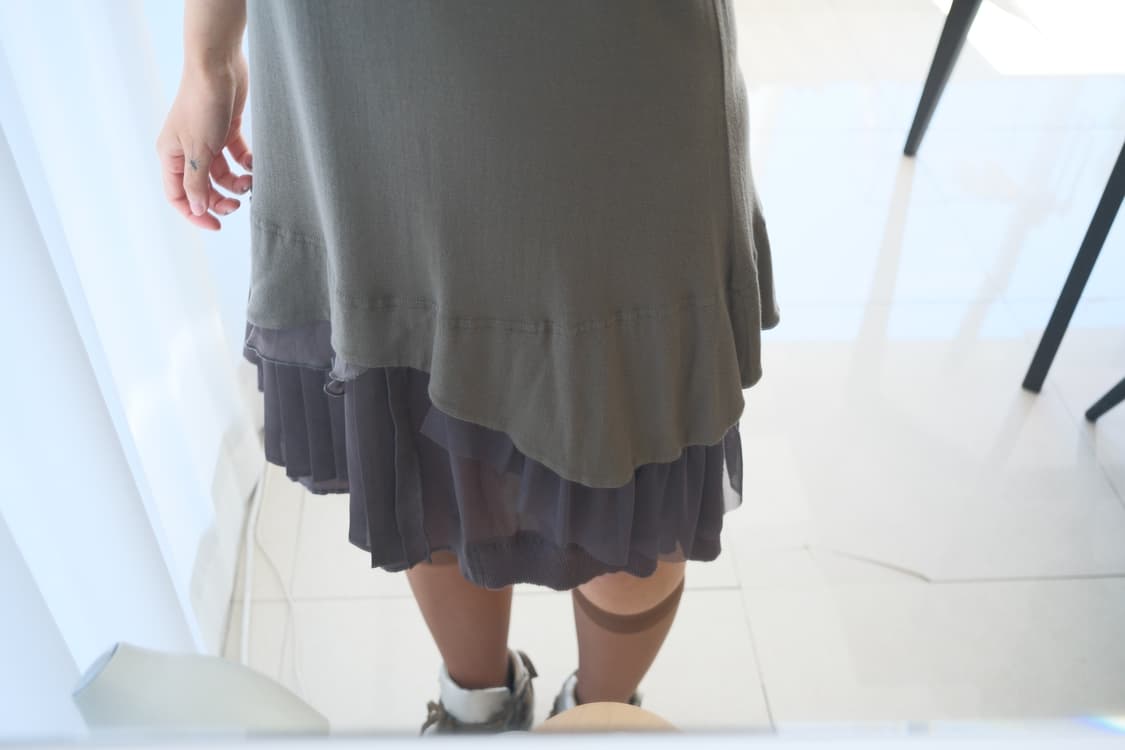 frill layered sleeveless dress 상품이미지2
