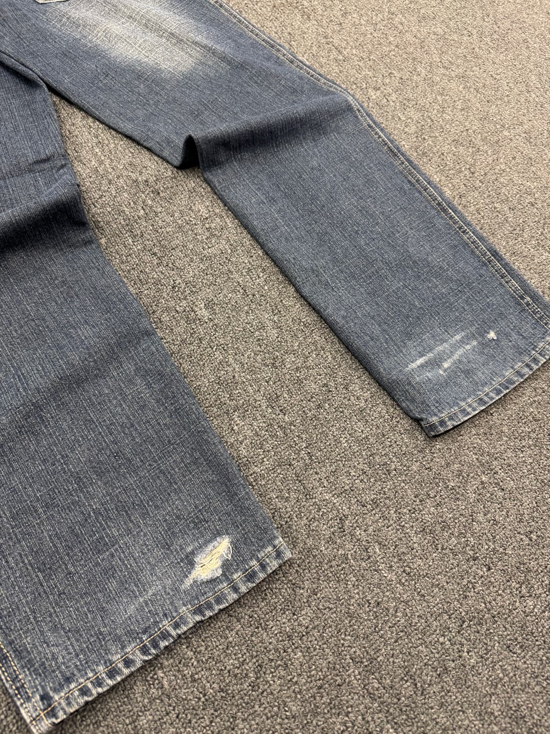 2L) UNCLE 빈티지 y2k 자수 프린팅 힙합팬츠 상품이미지7