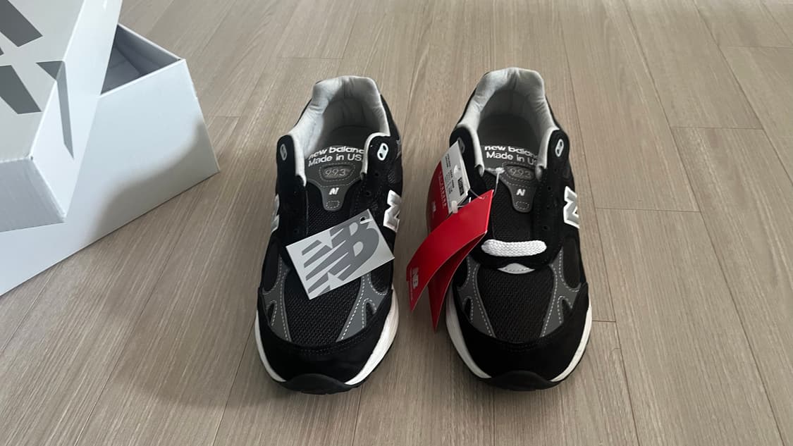 뉴발란스993 made in USA 블랙 265새제품 상품이미지2