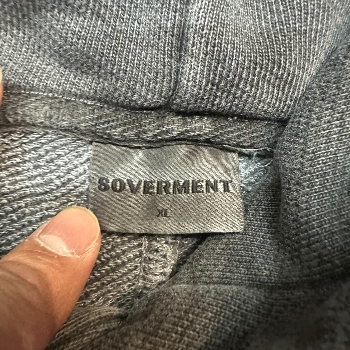 소버먼트 가먼트다이 헤비스웻 후드티 상품이미지5