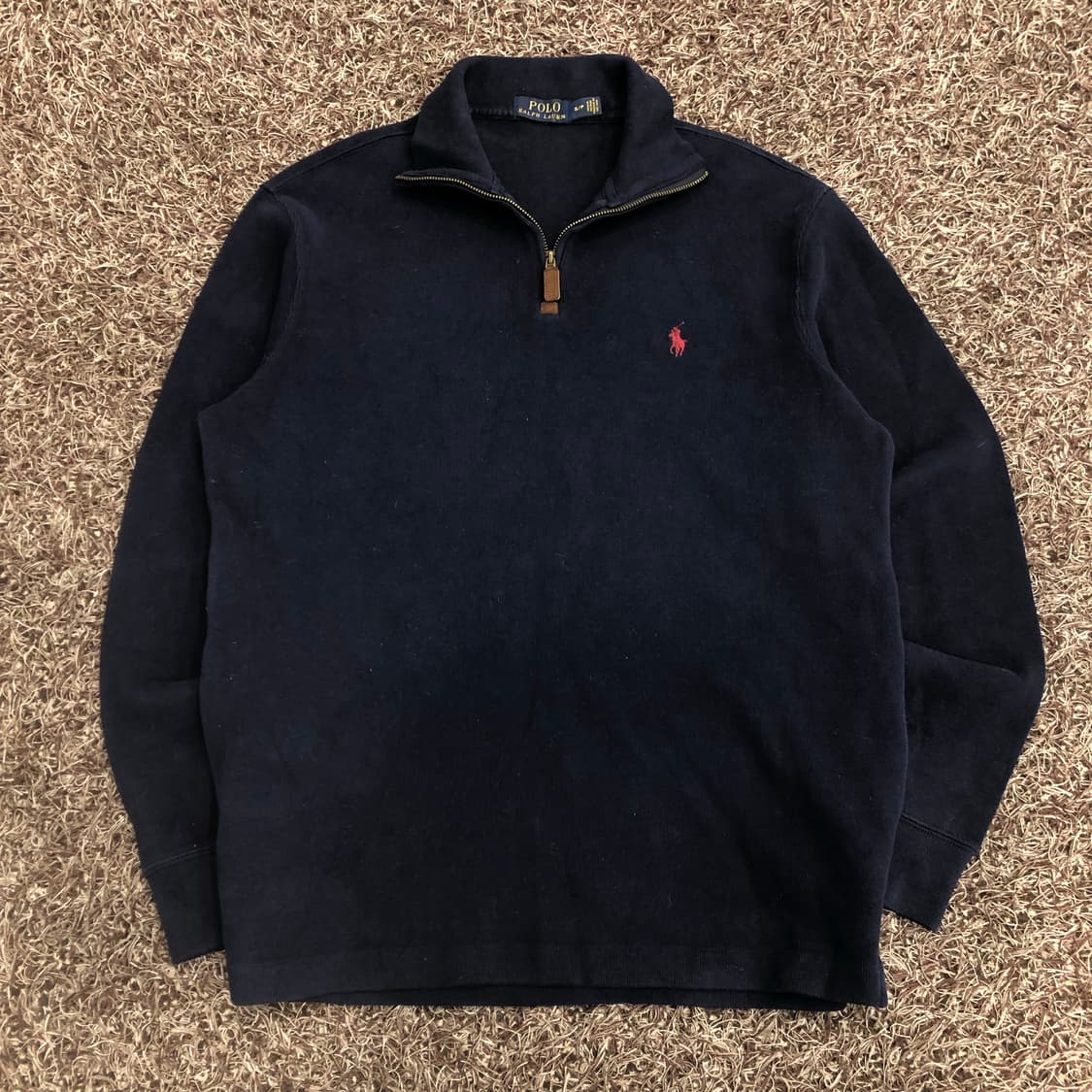 폴로 랄프로렌 네이비 하프집업 니트 상품이미지1