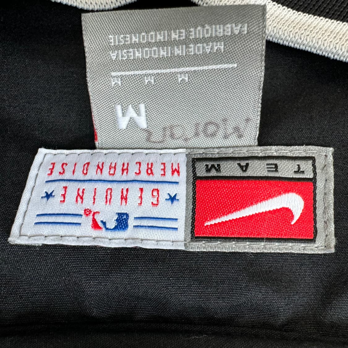 나이키 시카고 화이트 삭스 검흰 유니폼 웜업 져지 M 상품이미지3