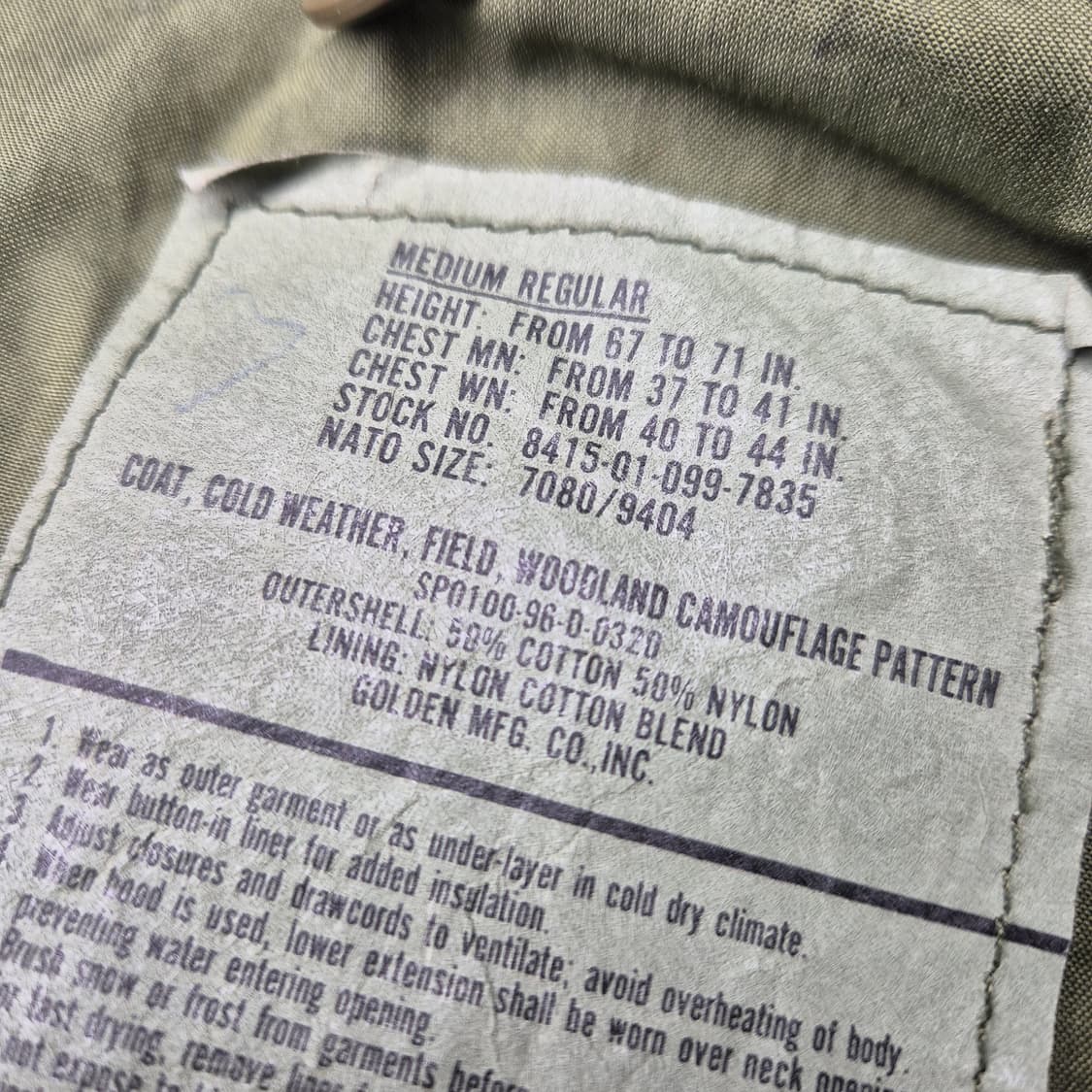 90s m65 필드자켓 상품이미지5