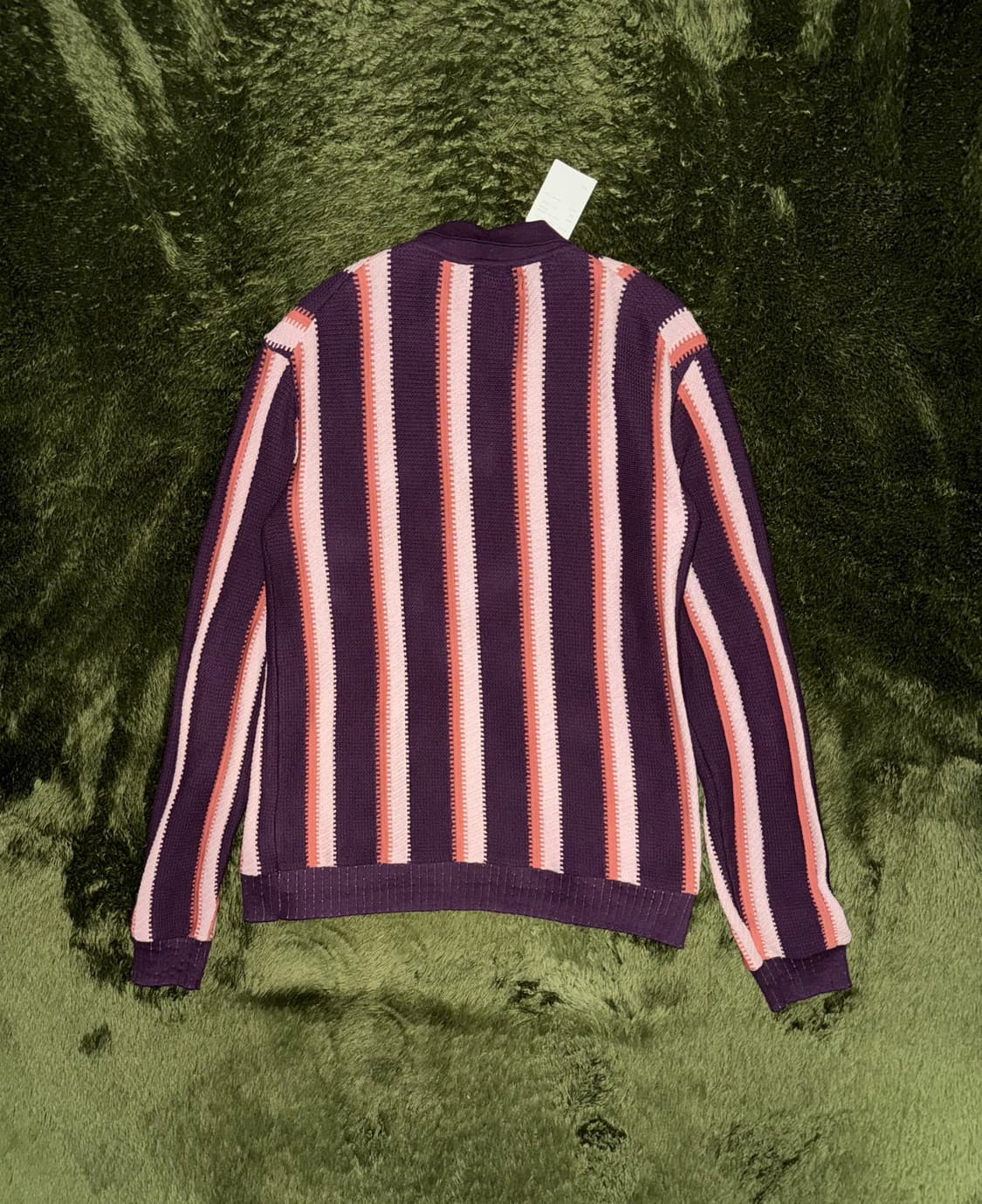 [XL] 사스콰치패브릭스 24SS 스트라이프 가디건 보르도 상품이미지7