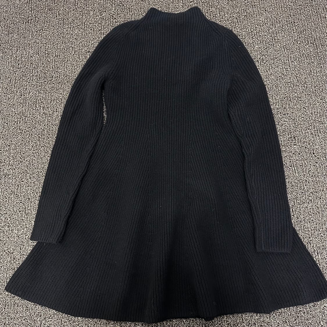 COS 코스 여성 니트 골지 롱 원피스 블랙 S 상품이미지5