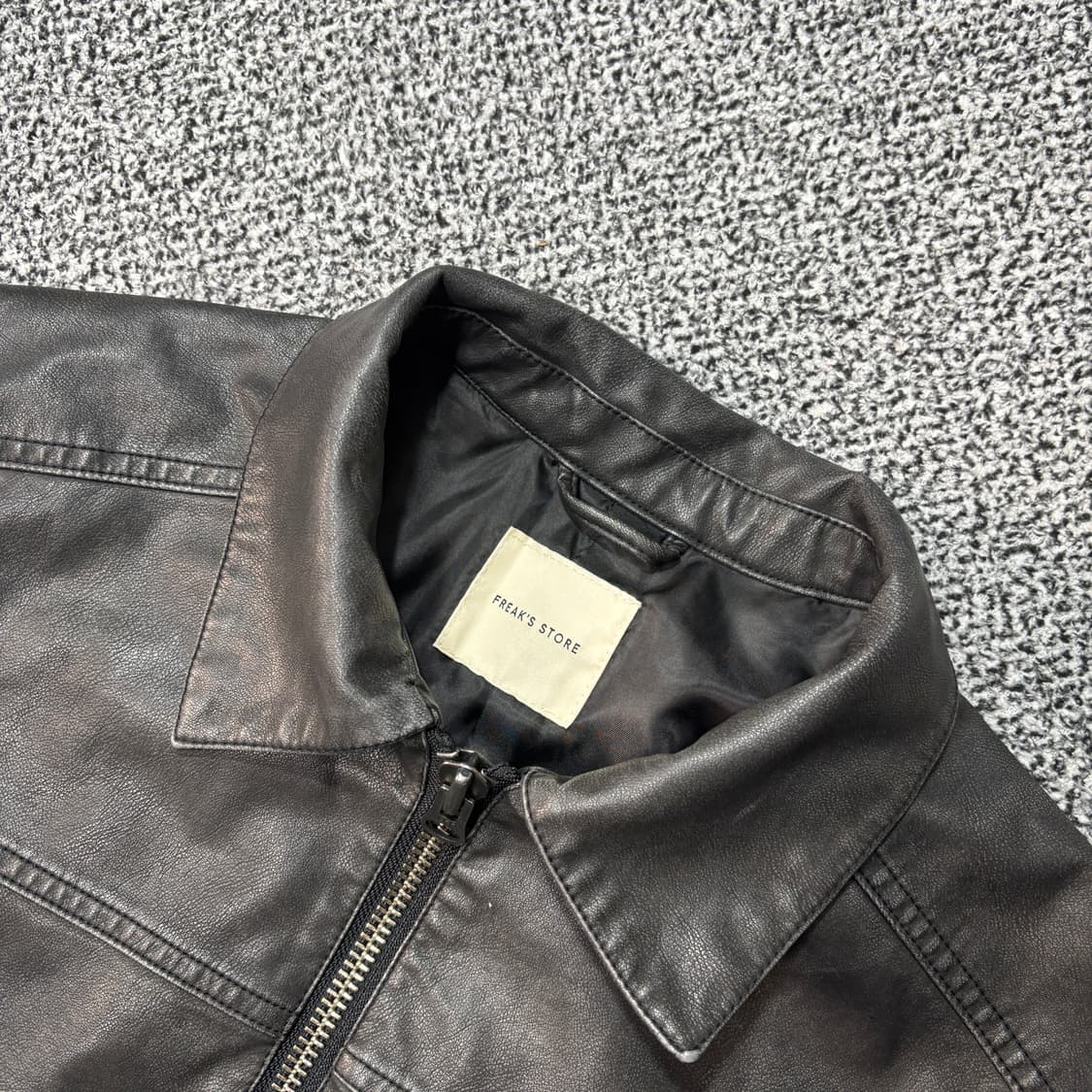 프릭스 스토어 투웨이 레더 자켓 (M) 상품이미지3