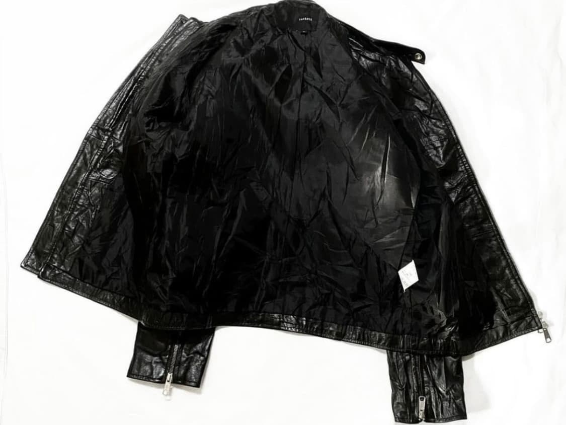 빈티지 소가죽 바이커 자켓 상품이미지3