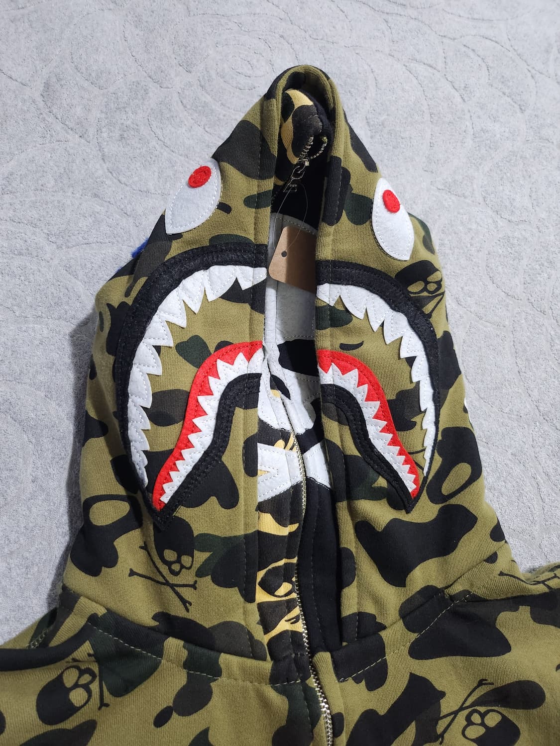 BAPE) x mastermind JAPAN 콜라보 스타일 풀집 후디 L 상품이미지8