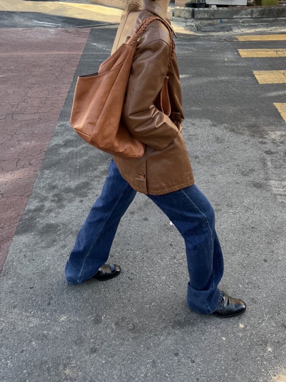 Cow Leather jacket 상품이미지1