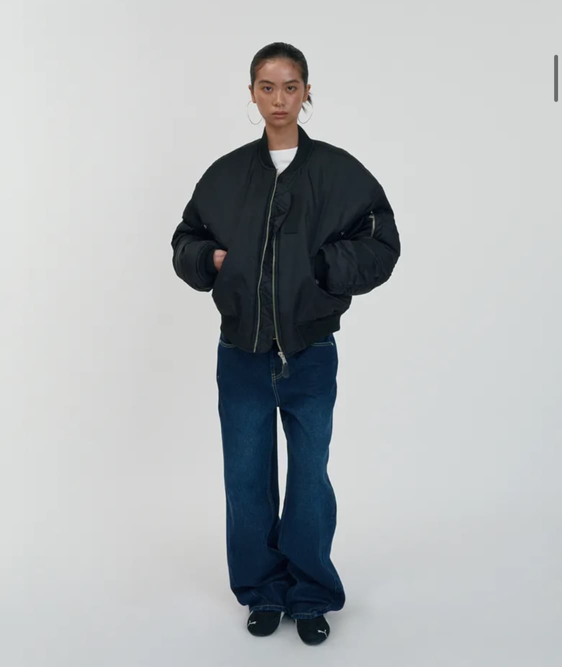 스웨이드 CROPPED MA-1 상품이미지4