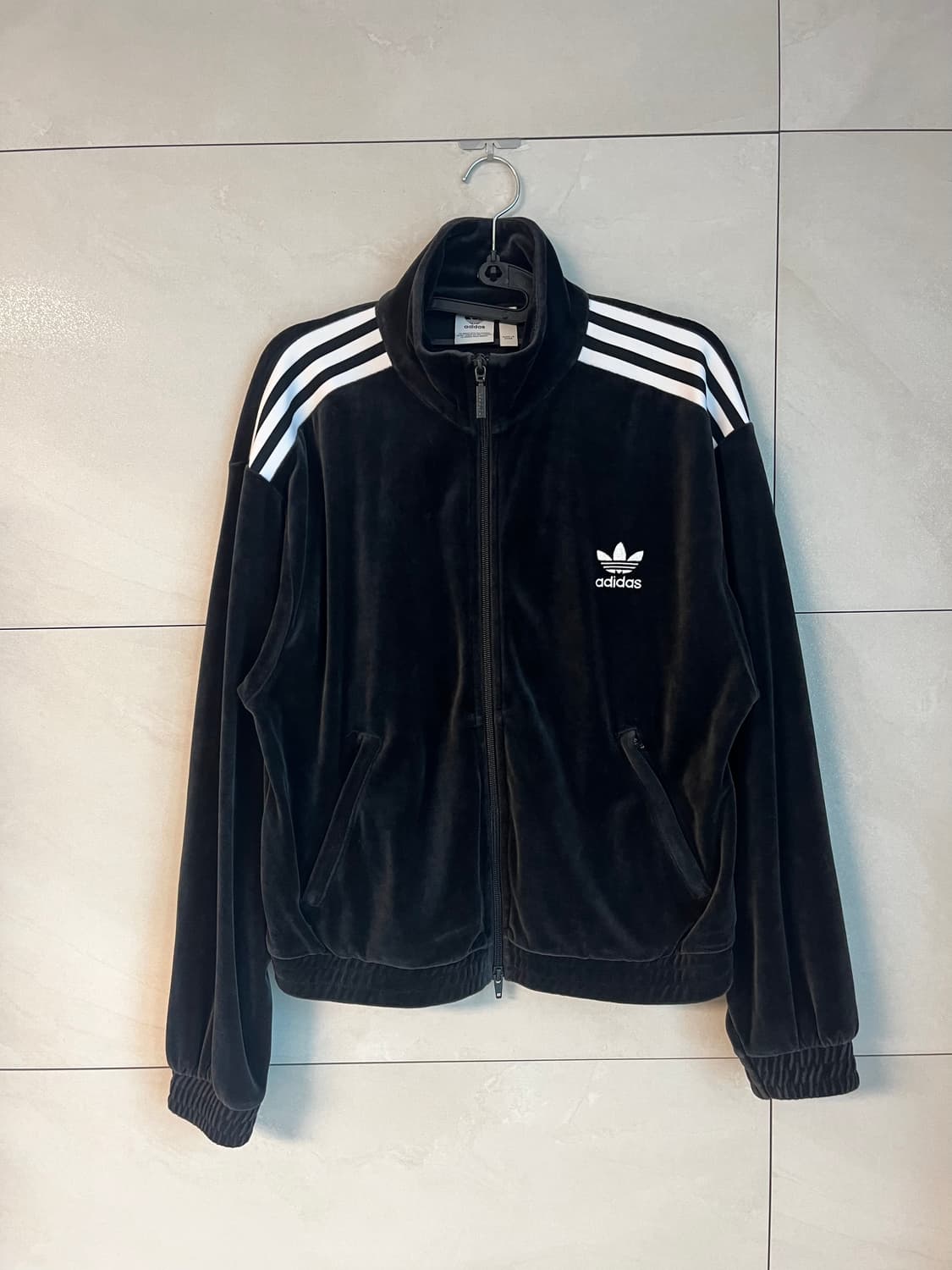 아디다스 파이어버드 벨벳 져지 블랙 [M size] 상품이미지1