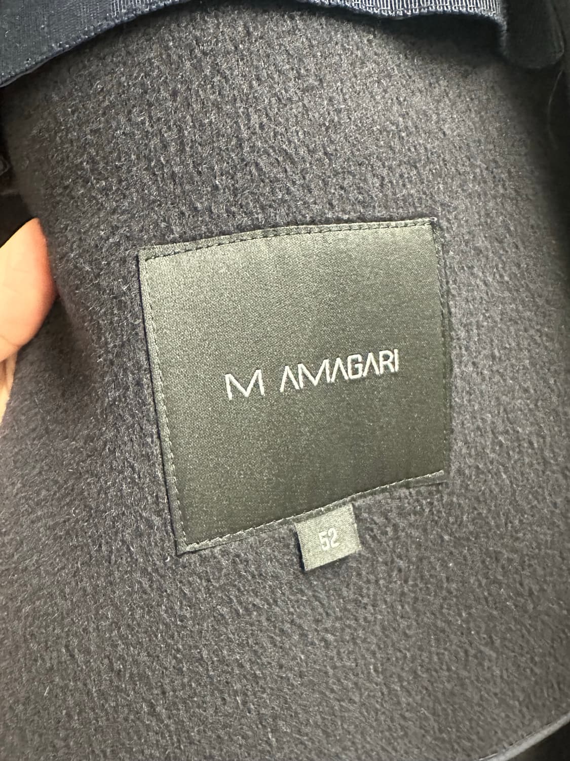 [52] 21fw 마마가리 봉코트 다크네이비 상품이미지2