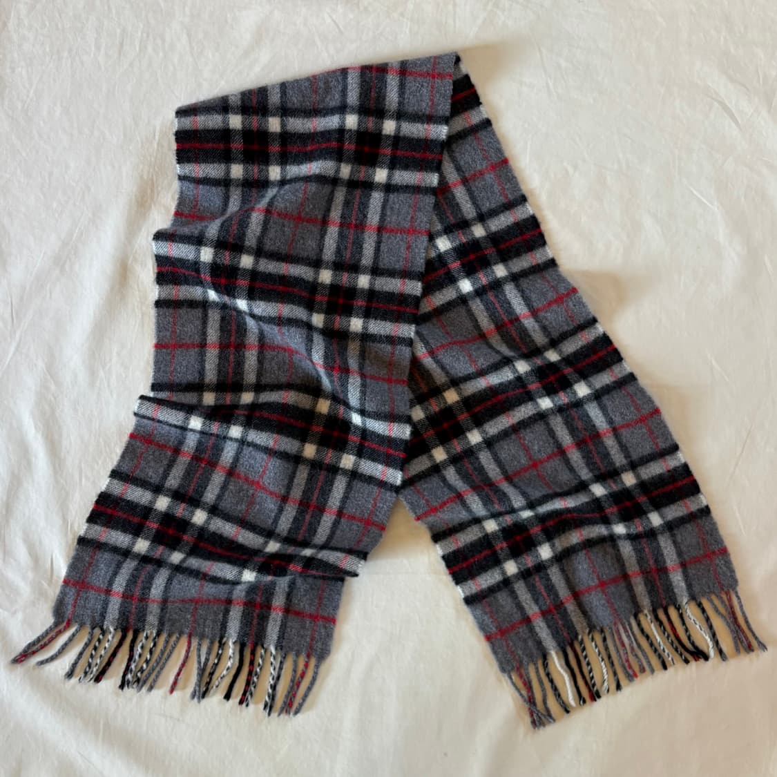 스코틀랜드 GLEN NEVIS 램스울 클래식 타탄체크 머플러 상품이미지4