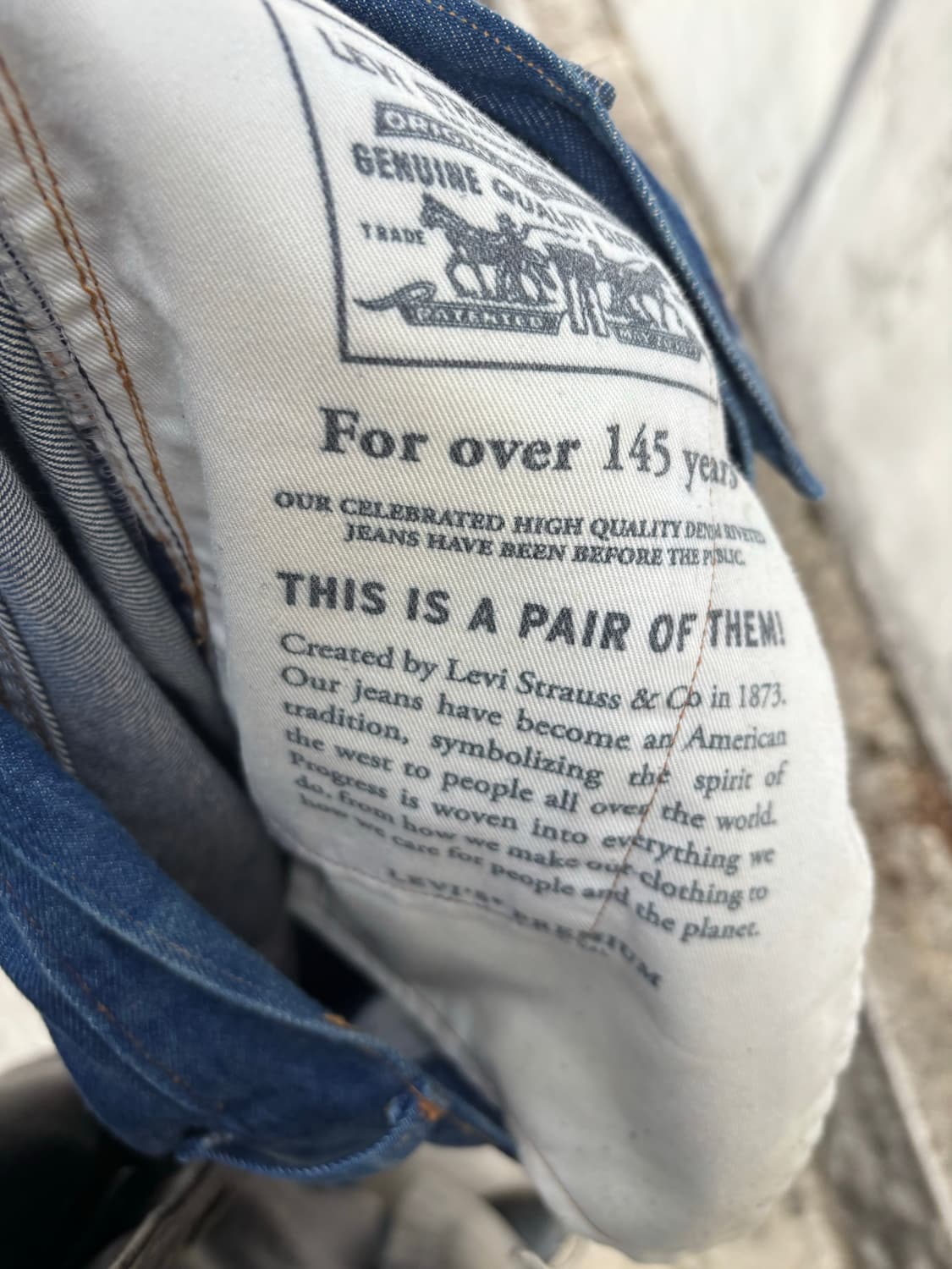 Levi’s RED Denim Trousers 상품이미지9