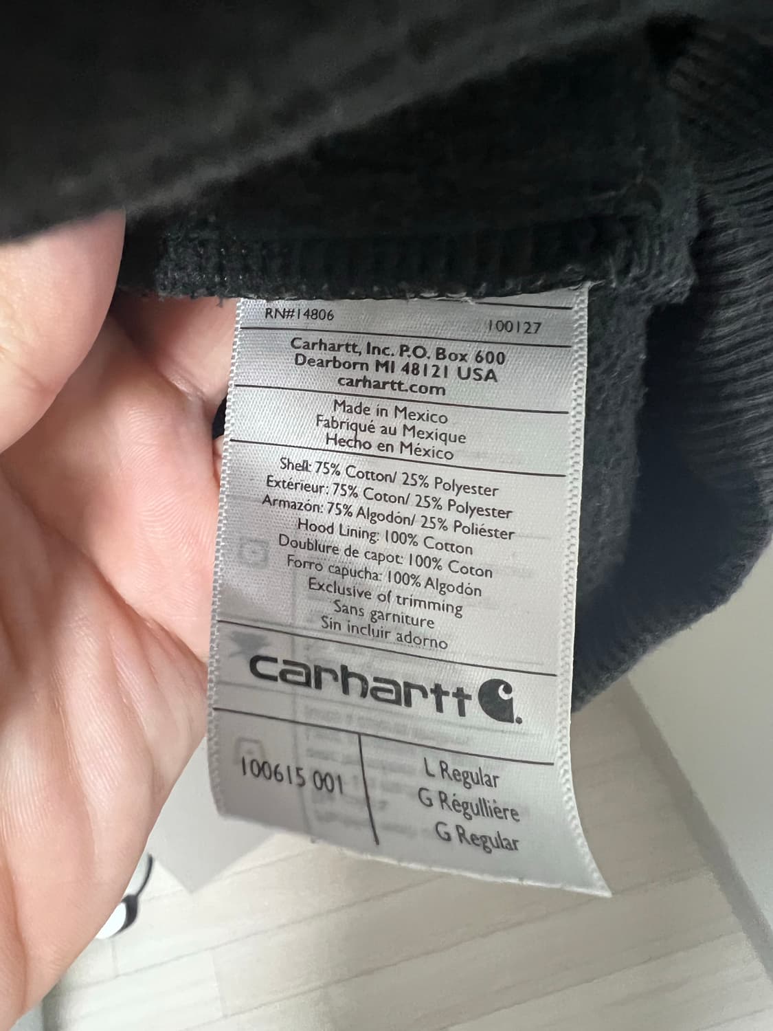 칼하트후드티 L사이즈 상품이미지4