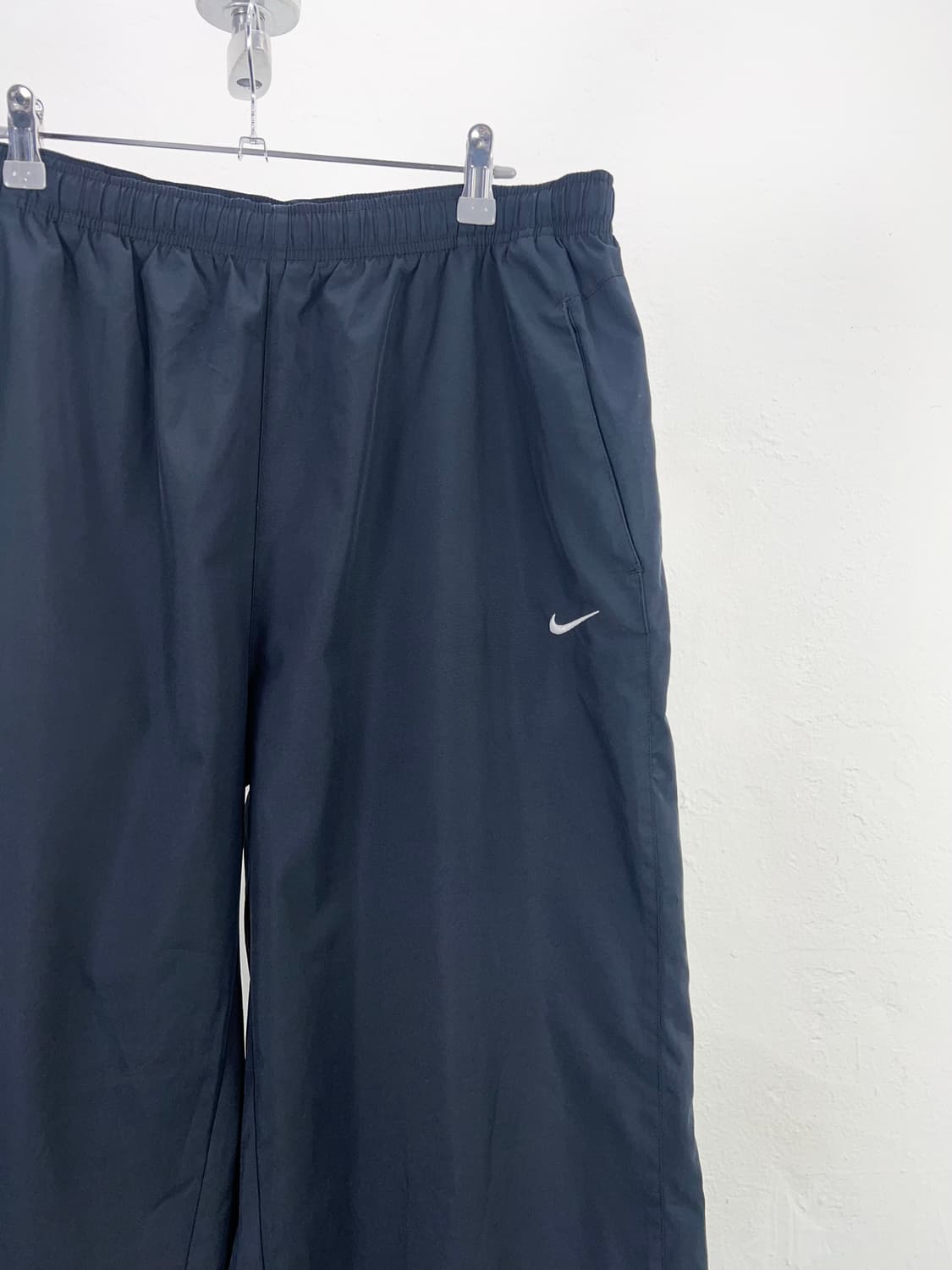 00s 나이키 블랙 스우시 나일론 트랙 팬츠 상품이미지3