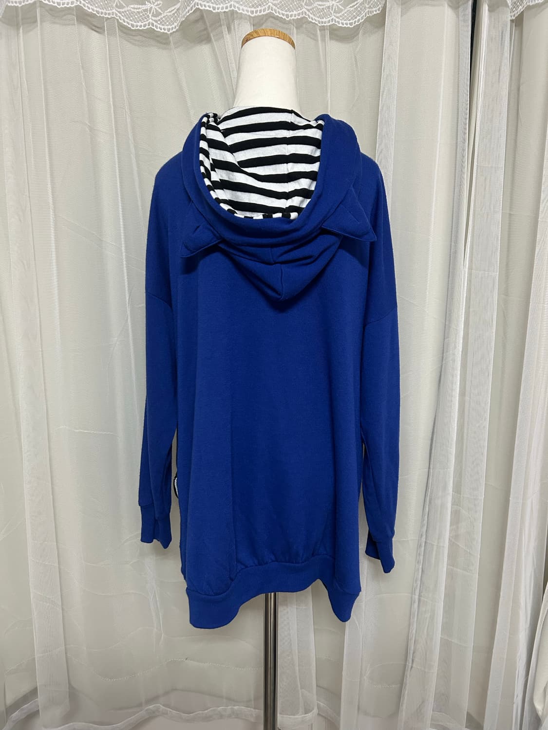 펑크 네코미미 오버핏 후드티 상품이미지2