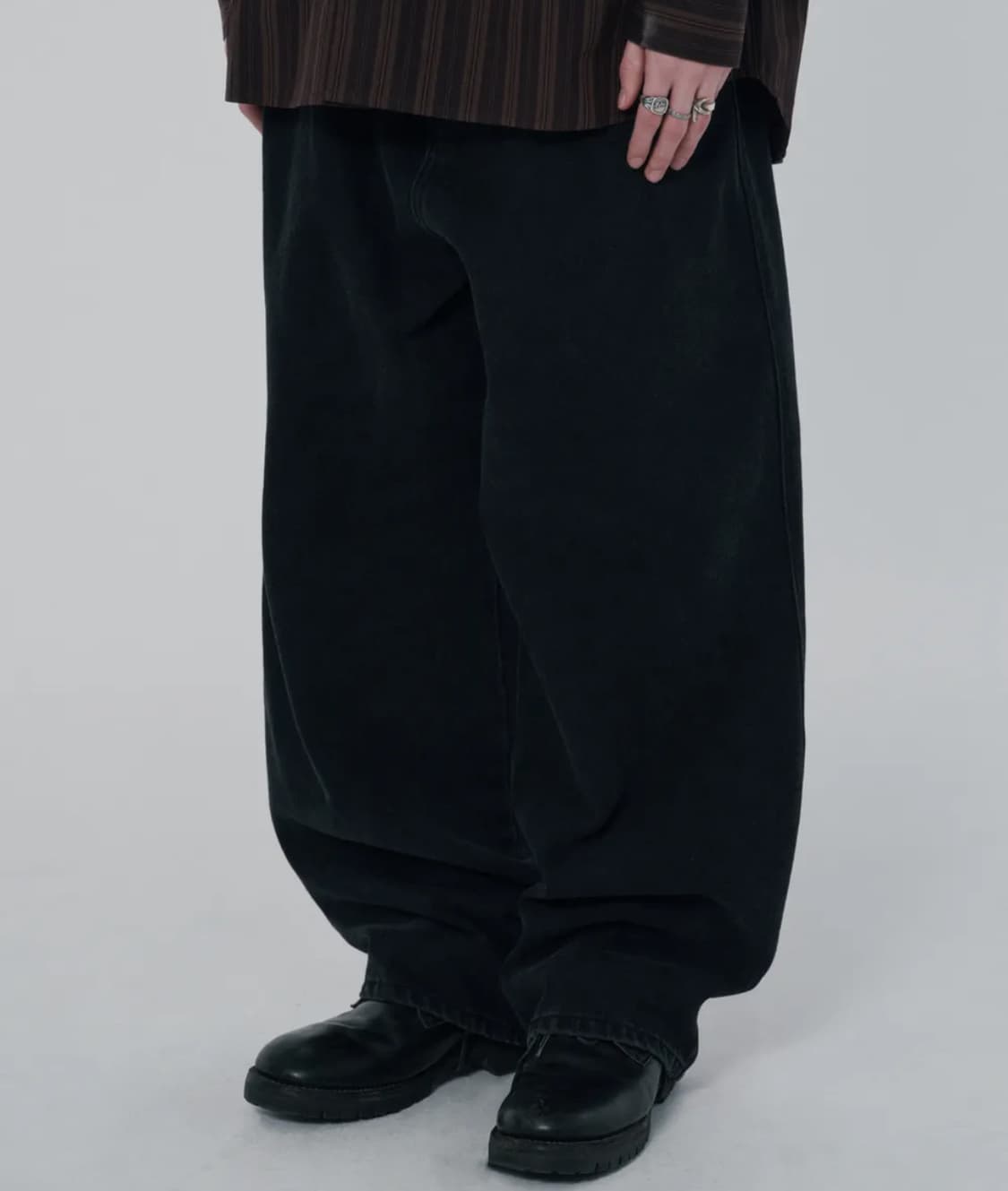 스웨이드 CONTOUR POCKET DENIM [BLACK] 상품이미지2